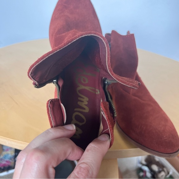 Sam Edelman Packer Ankle Boots Rust Color Women’s Size 7 - Picture 14 of 14